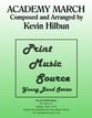 Academy March Concert Band sheet music cover